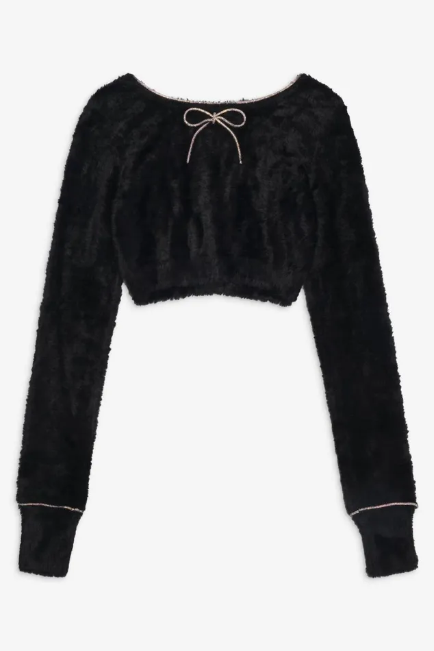 Women Tops For Love and Lemons Vivienne Cardigan Black Women Tops For Love and Lemons Vivienne Cardigan Black