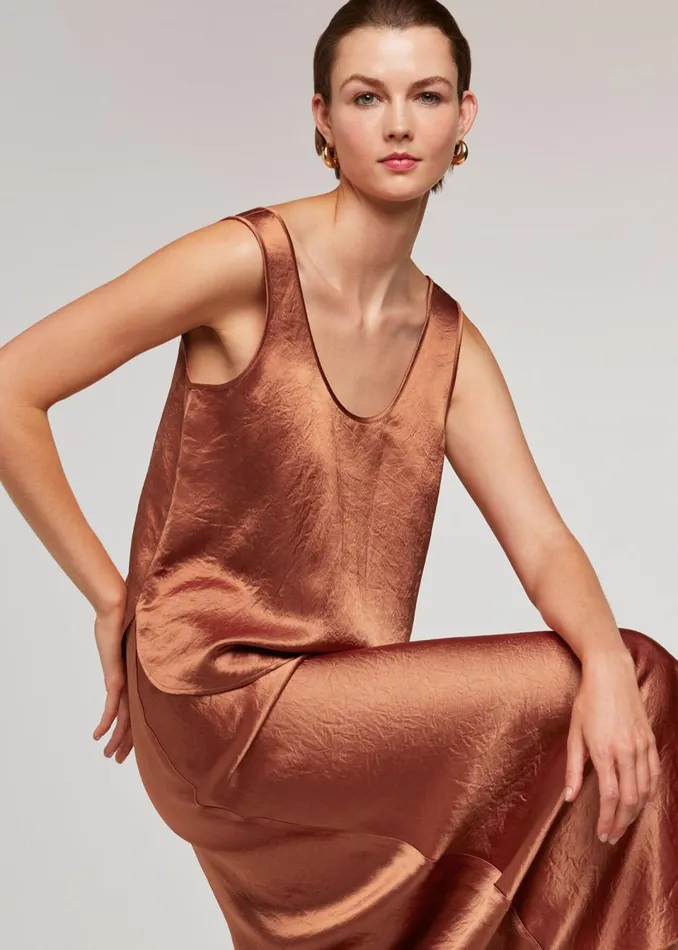Women Tops Whistles Bronze Ella Cami Top
