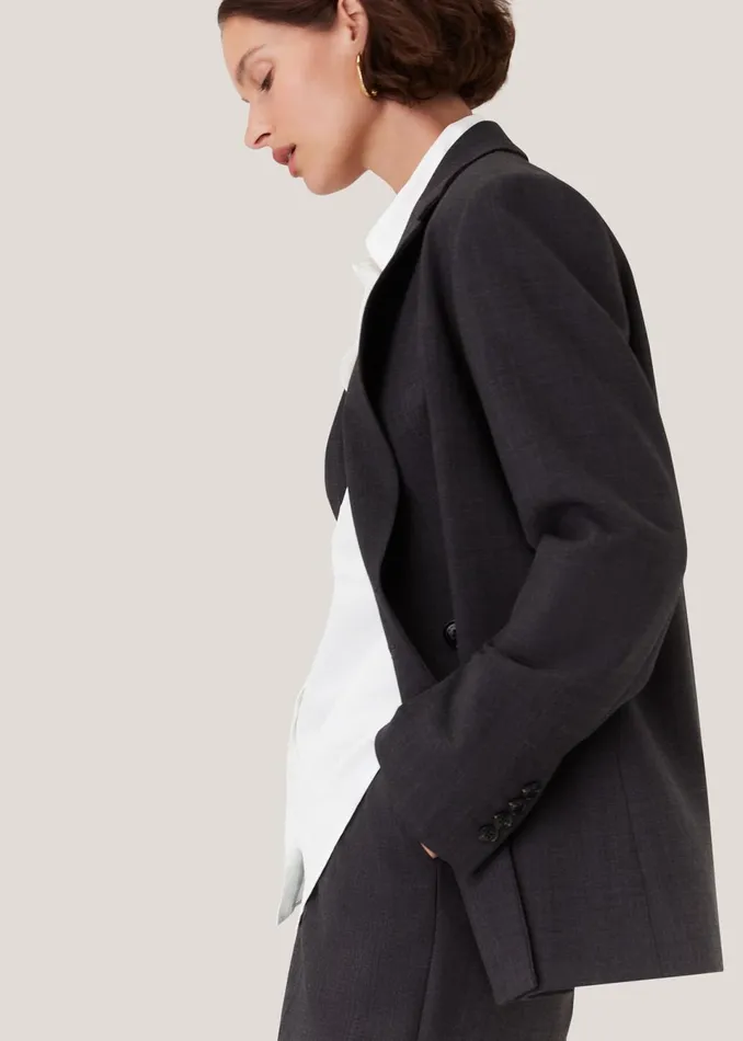 Women Tops Whistles White Serena Cotton Shirt