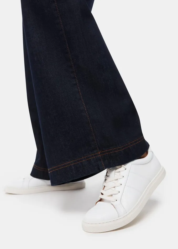 Women Trainers Whistles White Koki Lace Up Trainer