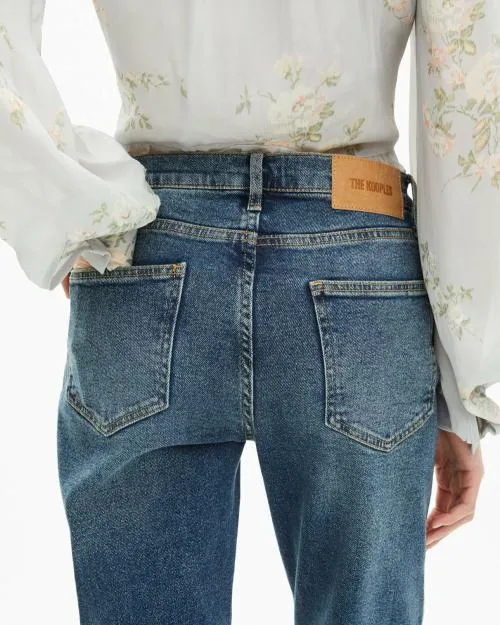 Women Trousers and Jeans The Kooples Blue Flare Jeans Vintage Blue