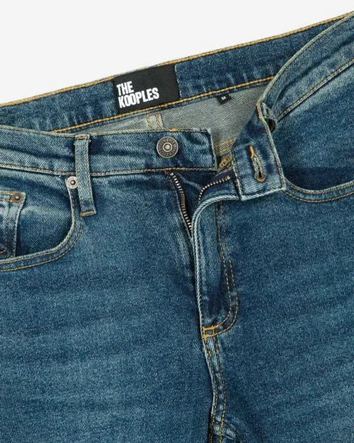 Women Trousers and Jeans The Kooples Blue Flare Jeans Vintage Blue