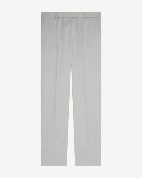 Women Trousers and Jeans The Kooples Fitted Gray Suit Pants Beige
