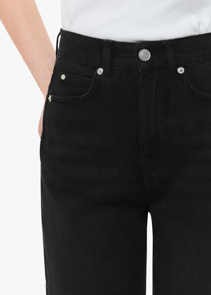 Women Trousers Whistles Black Authentic Barrel Leg Jean