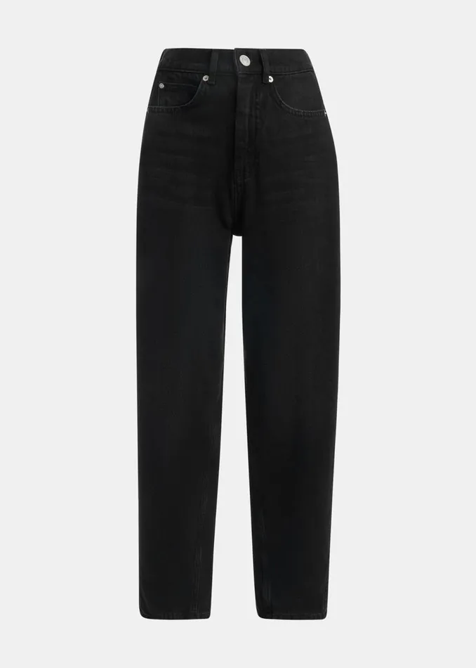 Women Trousers Whistles Black Authentic Barrel Leg Jean