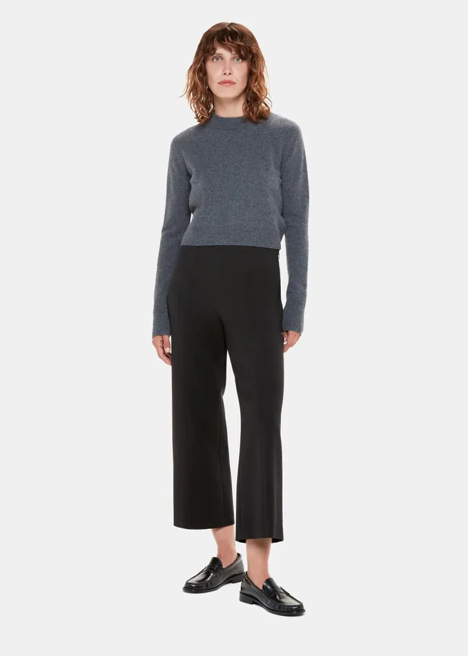 Women Trousers Whistles Black Camilla Wide Leg Trouser