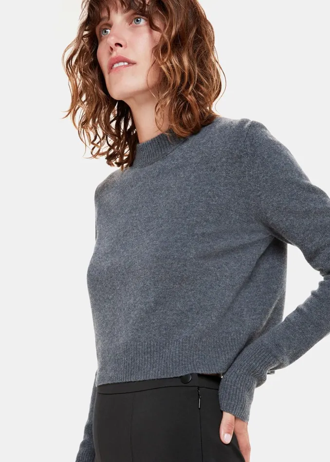 Women Trousers Whistles Black Camilla Wide Leg Trouser