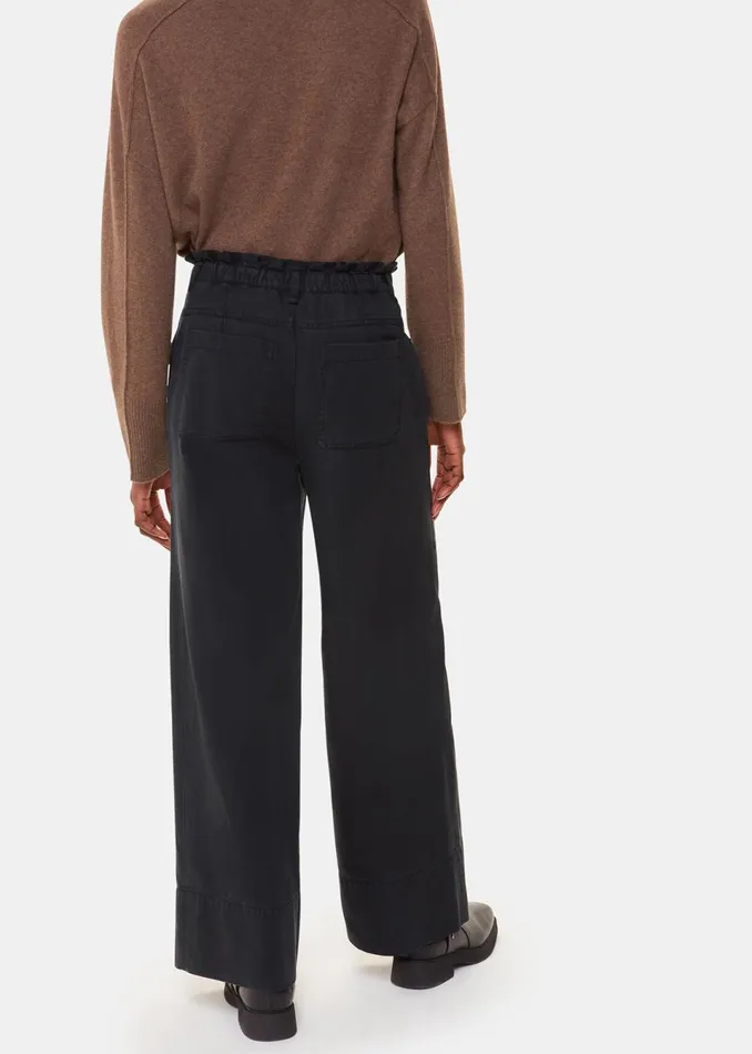 Women Trousers Whistles Black Charlie Drawstring Pant