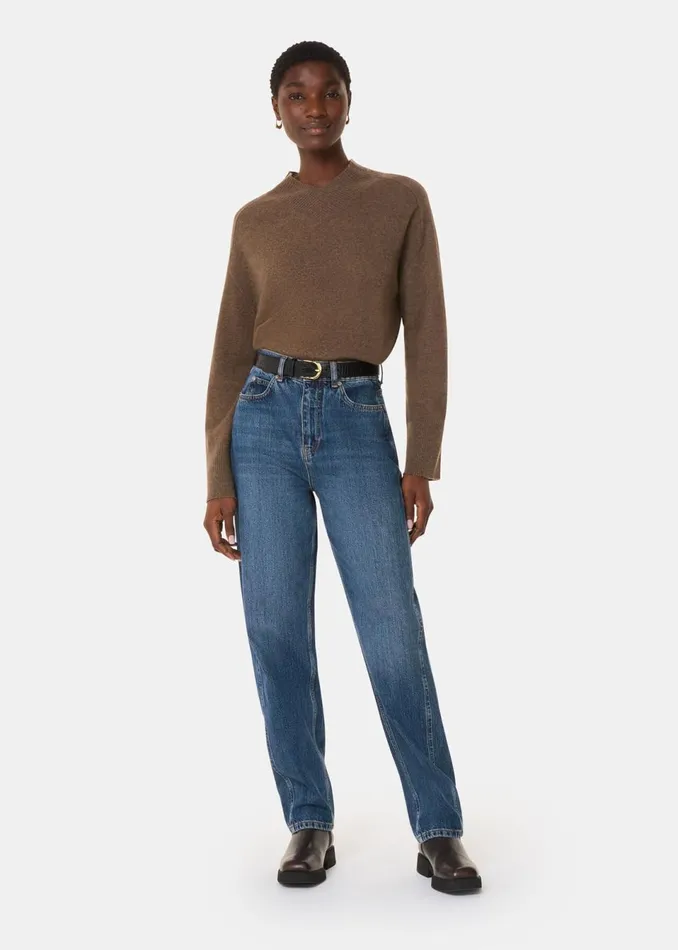 Women Trousers Whistles Denim Authentic Tapered Jean