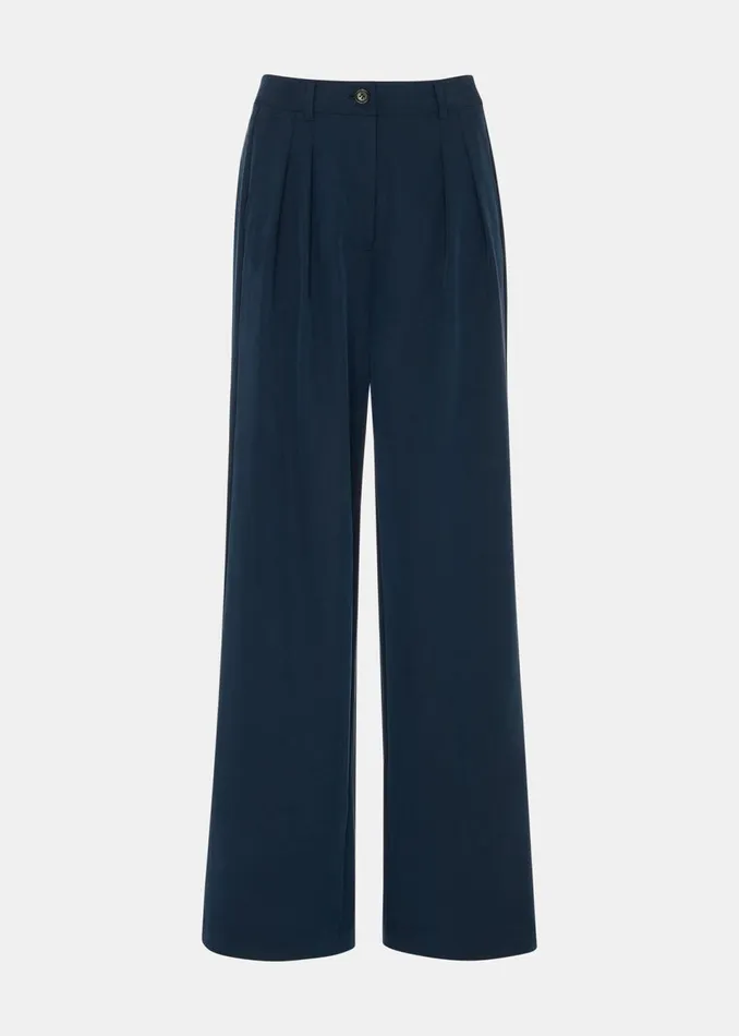 Women Trousers Whistles Navy Joss Tailored Trouser