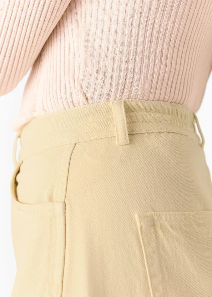 Women Trousers Whistles Neutral Lola Cotton Blend Trouser