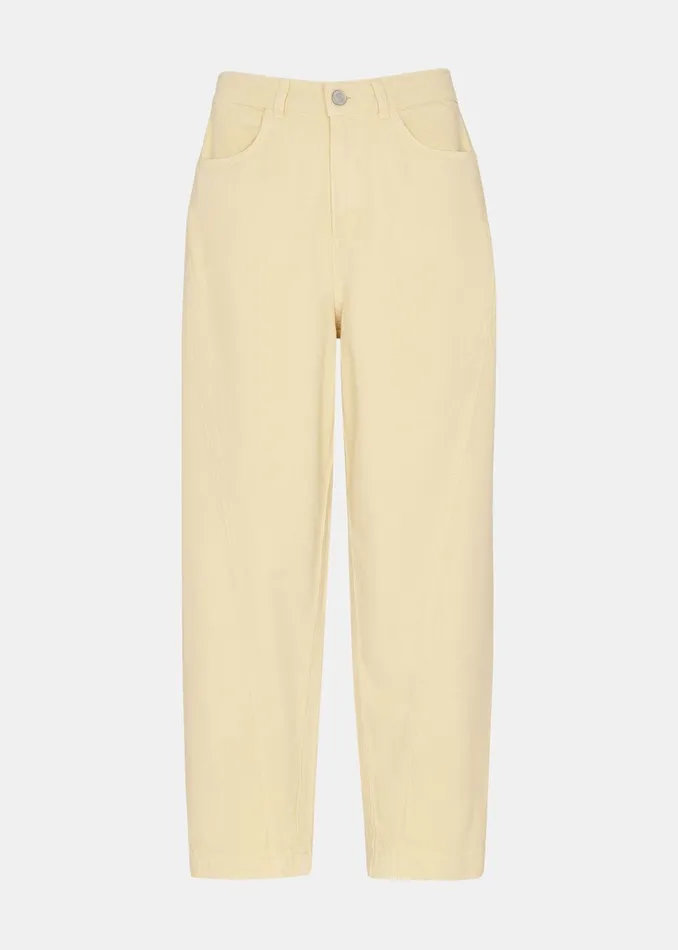 Women Trousers Whistles Neutral Lola Cotton Blend Trouser