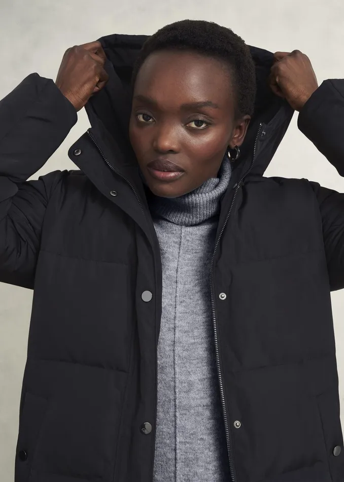 Women Tyla Puffer Black Hobbs Coats and Jackets