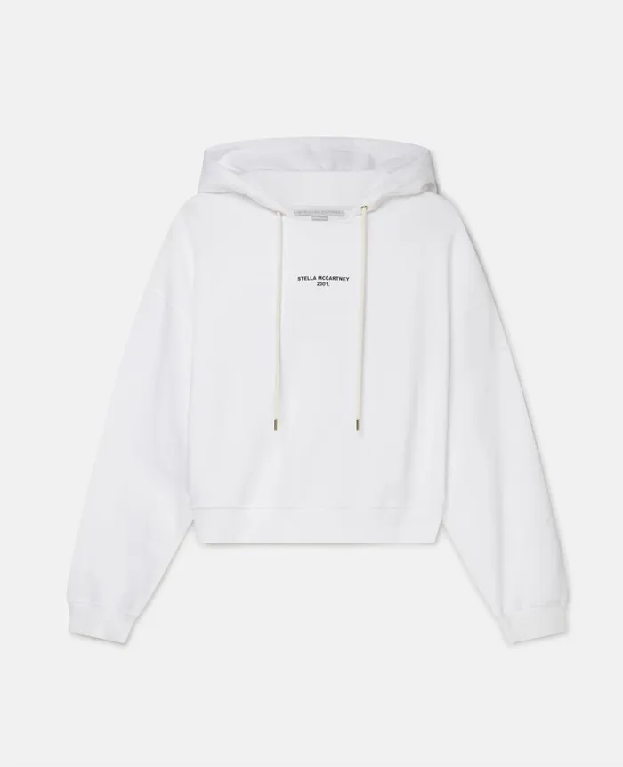 WomenUnisex Sweatshirts And TShirts Stella McCartney Stella McCartney 2001 Hoodie White