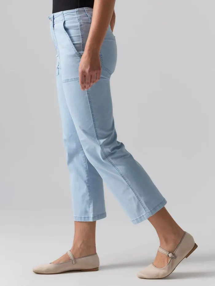 Women Vacation Crop High Rise Pant Ultra Pale Sanctuary Clothing Pants