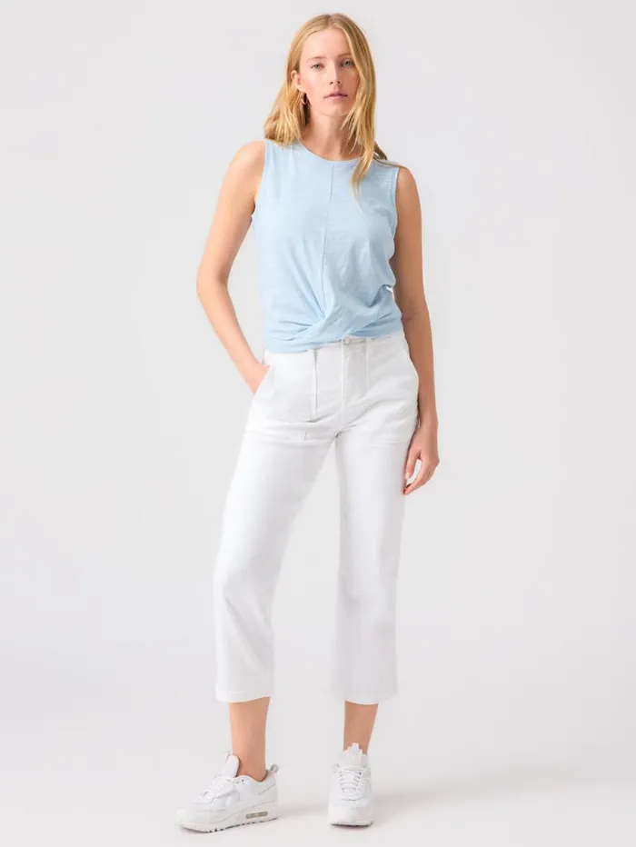 Women Vacation Crop High Rise Pant White Sanctuary Clothing Pants