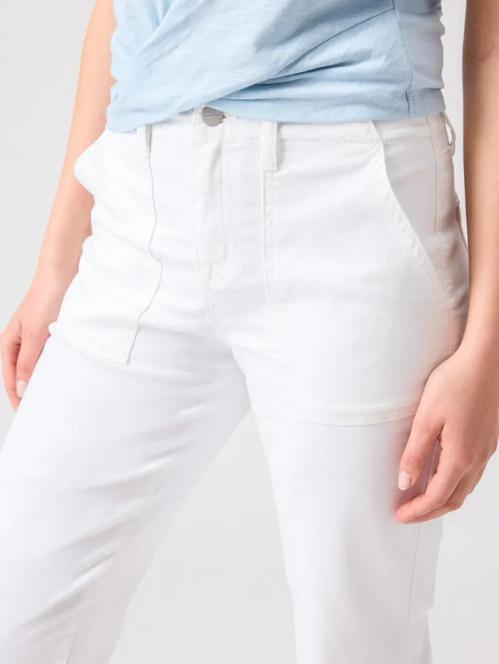 Women Vacation Crop High Rise Pant White Sanctuary Clothing Pants