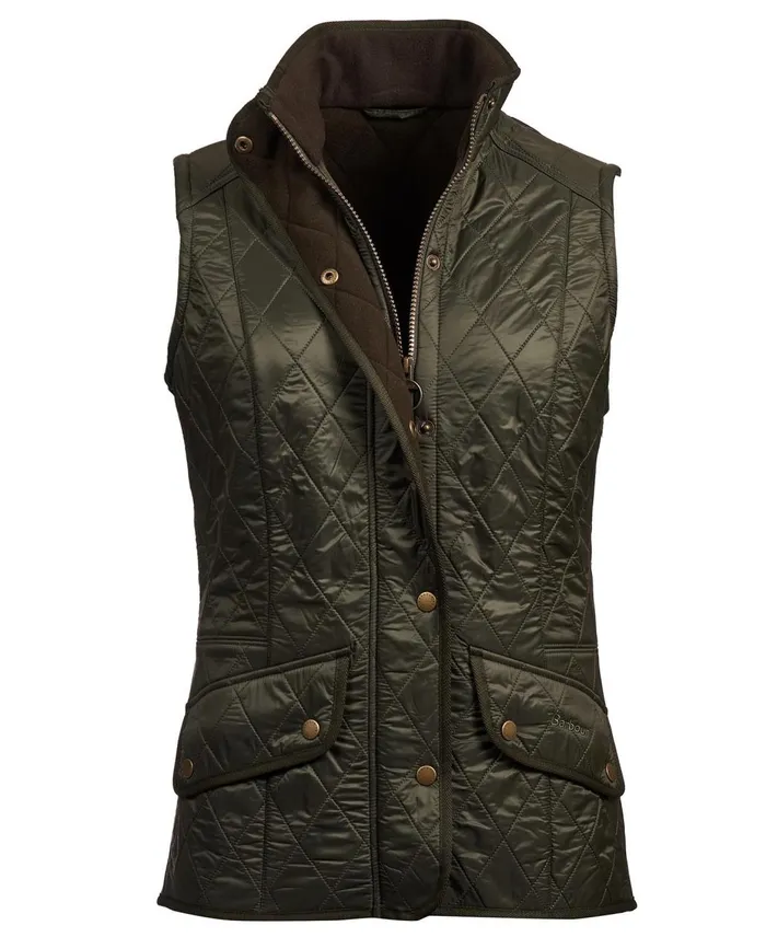 Women Vests Barbour Cavalry Gilet Navymerlot