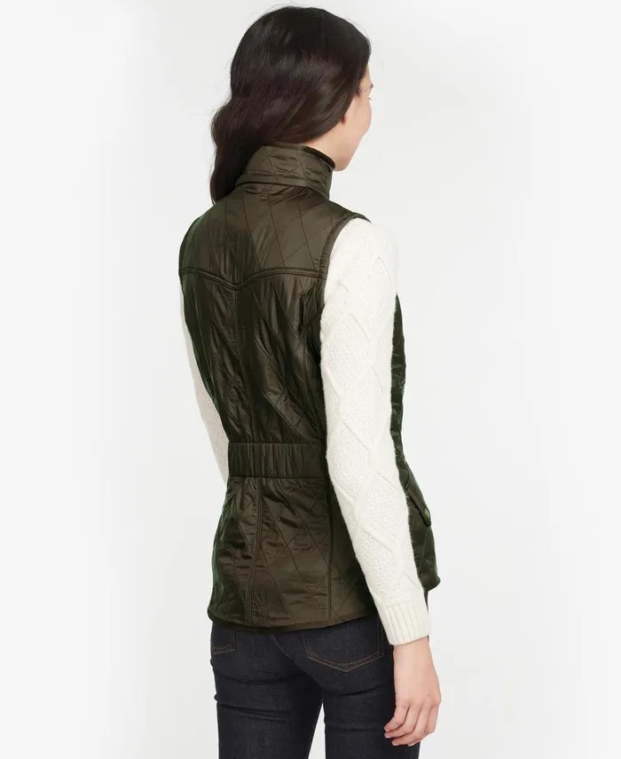 Women Vests Barbour Cavalry Gilet Navymerlot