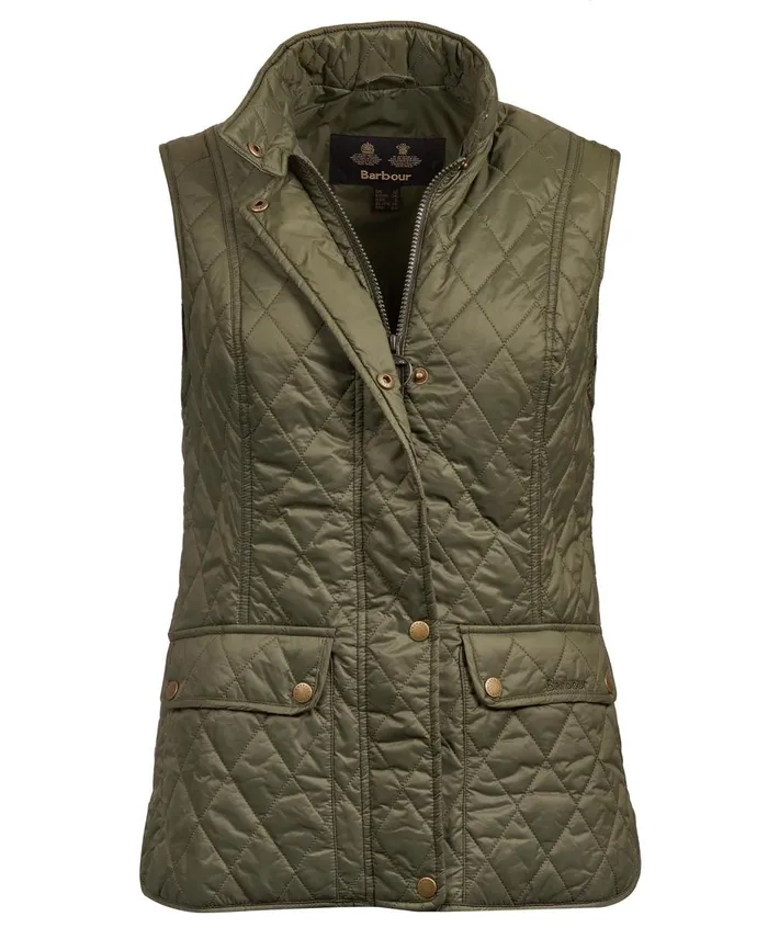Women Vests Barbour Otterburn Gilet Black