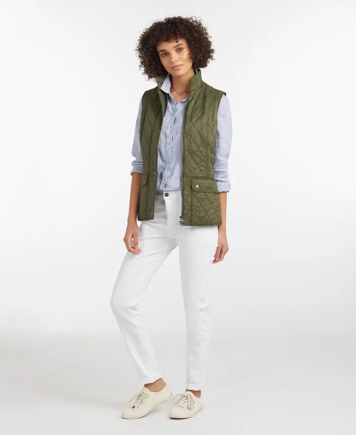 Women Vests Barbour Otterburn Gilet Black
