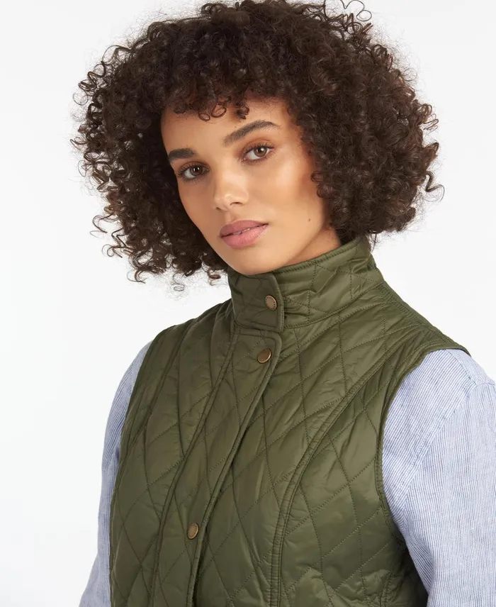 Women Vests Barbour Otterburn Gilet Black