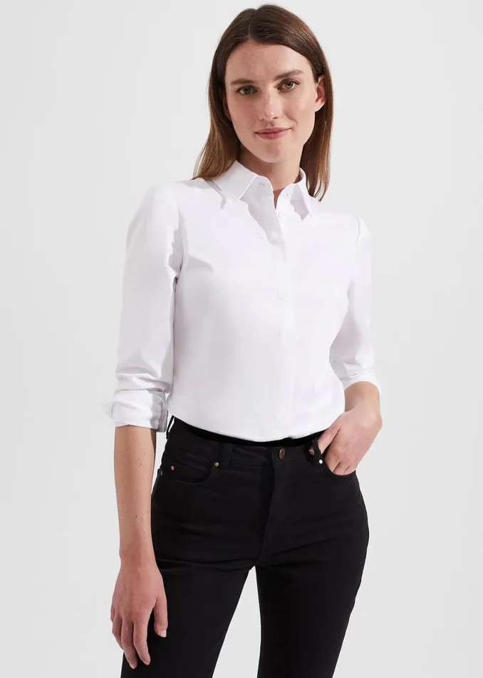 Women Victoria Shirt White Hobbs Tops