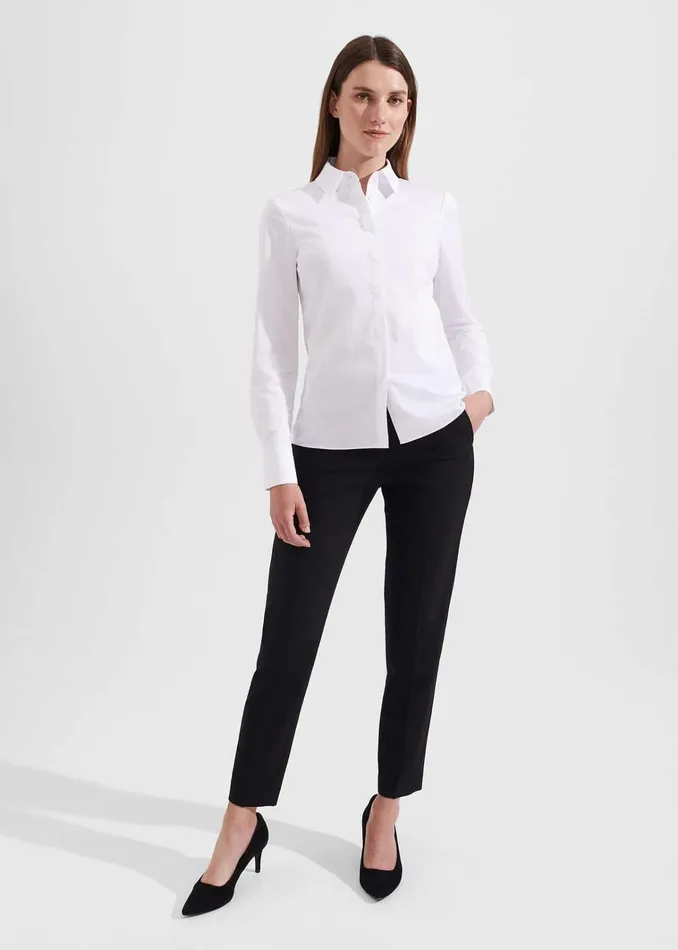 Women Victoria Shirt White Hobbs Tops