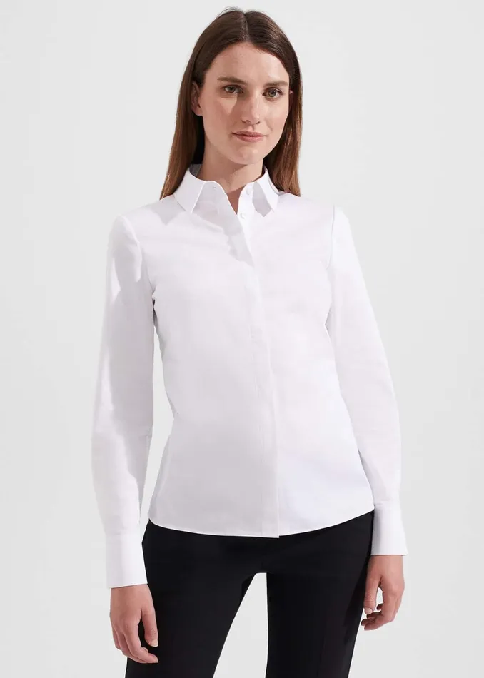 Women Victoria Shirt White Hobbs Tops