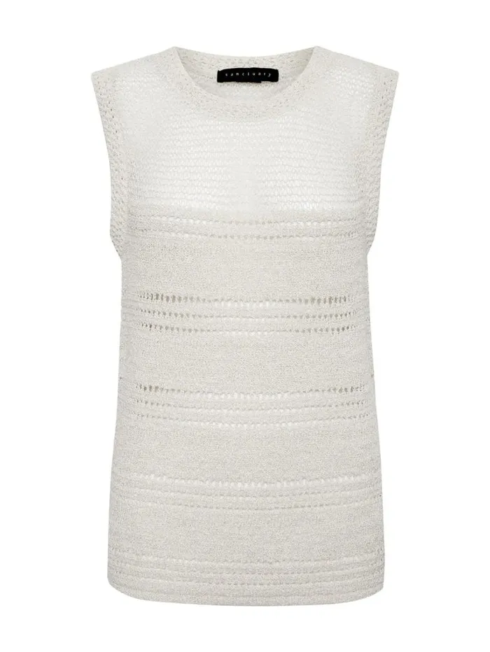 Women Waves Of Summer Sweater Shell Tank Birch Sanctuary Clothing Sweaters and Cardis Women Waves Of Summer Sweater Shell Tank Birch Sanctuary Clothing Sweaters and Cardis