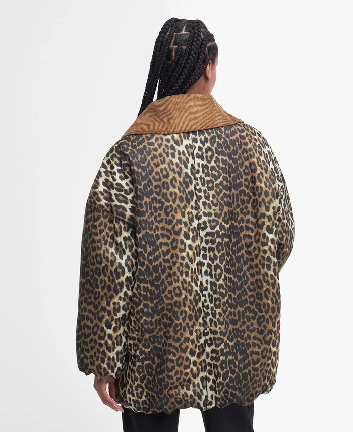 Women Waxed Jackets Barbour X GANNI Printed Waxed Bomber Jacket Leopard Printclassic Women Waxed Jackets Barbour X GANNI Printed Waxed Bomber Jacket Leopard Printclassic