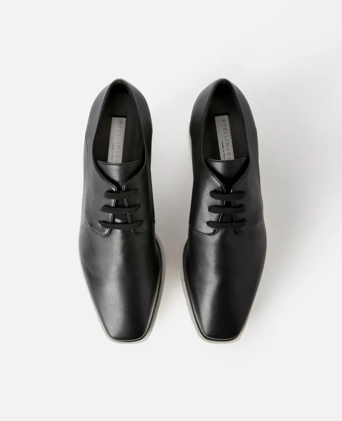 Women Wedges Stella McCartney Elyse Platforms Black