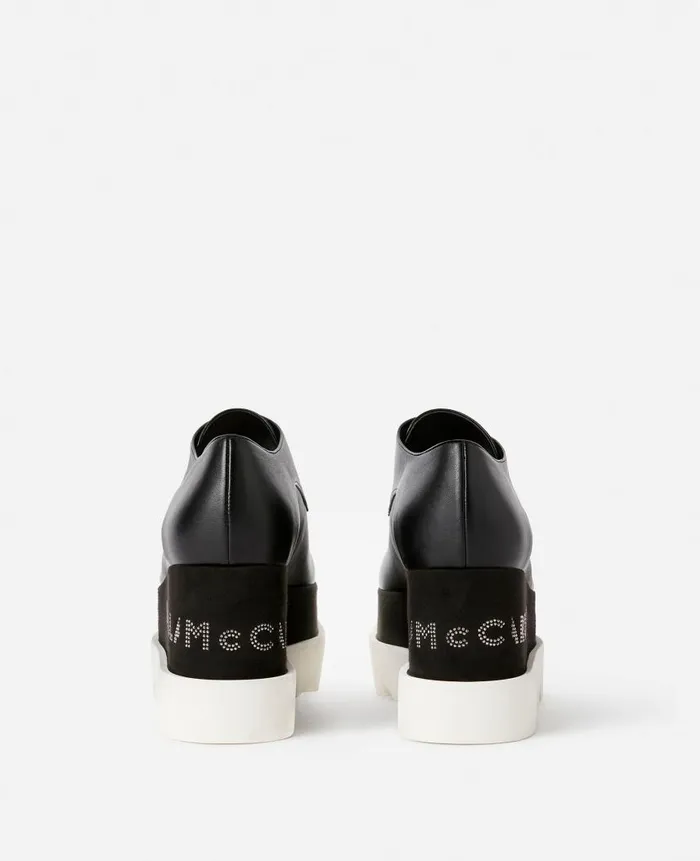 Women Wedges Stella McCartney Elyse Platforms Black