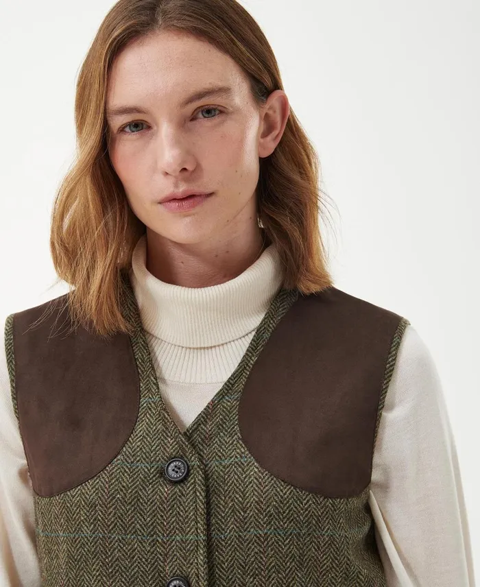 Women Wool Jackets Barbour Fairfield Gilet Gardeniabrown Women Wool Jackets Barbour Fairfield Gilet Gardeniabrown