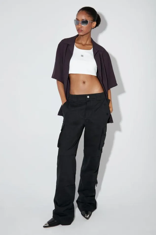 Work Trousers Black Women MISBHV Trousers