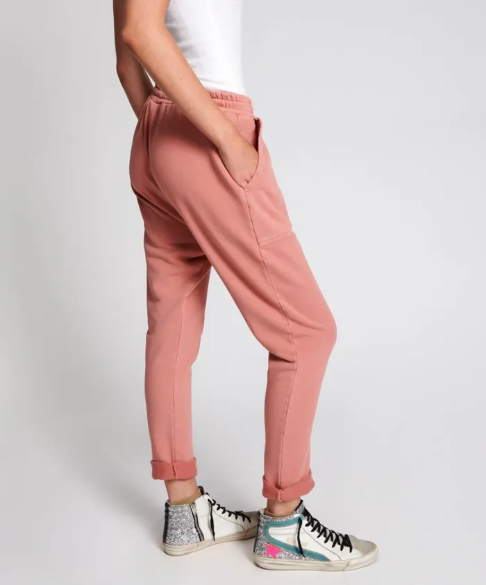WORN PINK CARGO SWEAT PANTS Women One Teaspoon Bottoms WORN PINK CARGO SWEAT PANTS Women One Teaspoon Bottoms