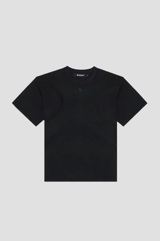 X TShirt Black WomenMen MISBHV TShirts