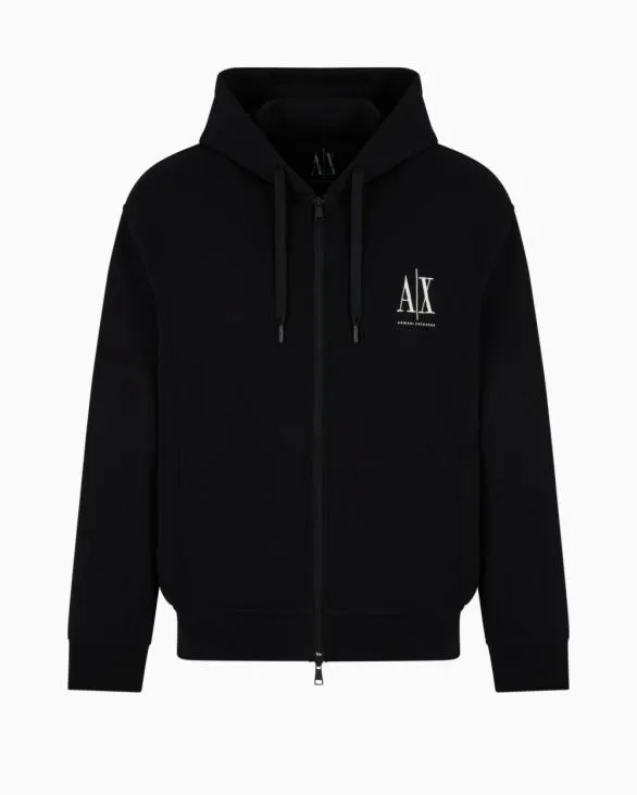 ZipUp Sweatshirts Black Men Armani Matching Sets