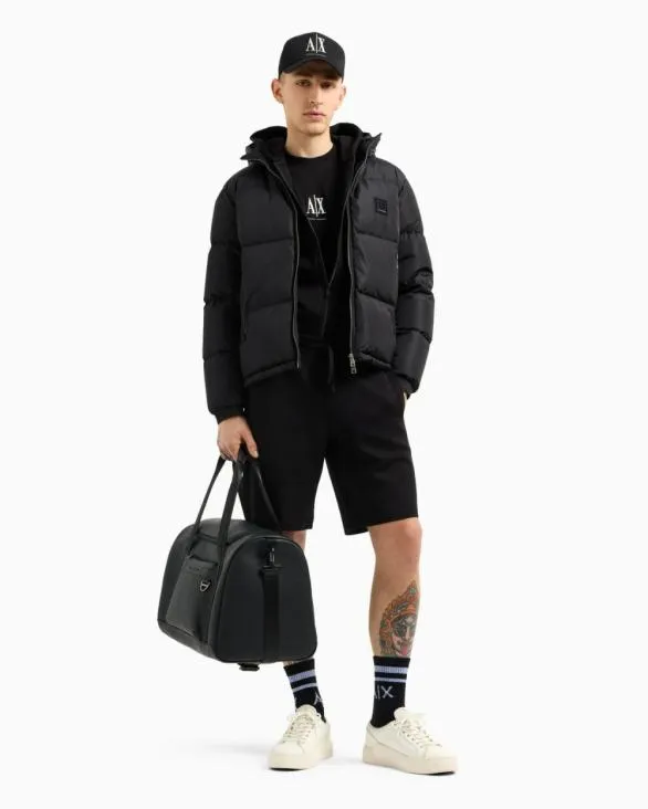 ZipUp Sweatshirts Black Men Armani Matching Sets ZipUp Sweatshirts Black Men Armani Matching Sets