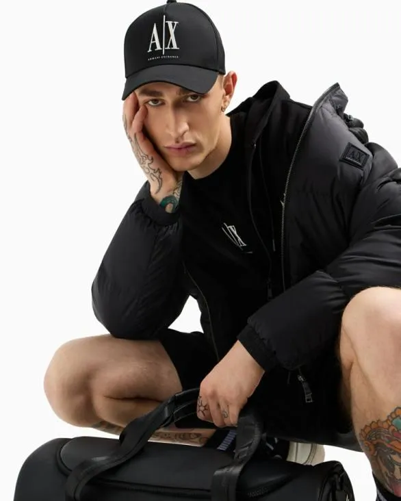 ZipUp Sweatshirts Black Men Armani Matching Sets ZipUp Sweatshirts Black Men Armani Matching Sets